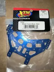 XTM Racing 149340 Aluminum Shock Tower Blue Anodized For Mammoth
