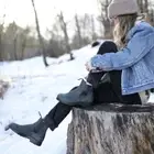 Blundstone Women's Thermal High Top Boot (Thinsluate,Sheepswool Insole 4 Colors)