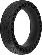 Inch Electric Scooter Honeycomb Damping Damping Tires Durable Rubber Solid Tires Compatible with Xiaomi Compatible with Mijia M365 Scooter Parts and Accessories(Tire Skid)