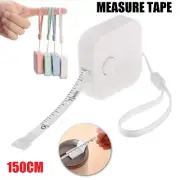 Retractable Tape Measure 150cm Portable Sewing Tailor Body Measuring Ruler Tool