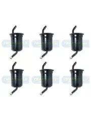 6 x Transgold Fuel Filter fits Mazda 121 1.5 DB i (DB5PA) (for: Mazda)