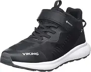 [viking] Unisex Children's Aery Tau Mid GTX 1v Walking Shoe, Black, 29 EU Schmal