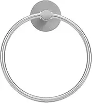 FCFZBTBNM 16.4 Cm Bathroom Stainless Steel Round Towel Ring Without Drilling Wall-Mounted Bathroom Towel Rack Towel Ring