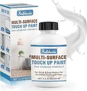 White Touch Up Paint, Furniture Cabinets Wall Paint, Multi-Surface Touch Up Pen, Quick-Dry White Porcelain Paint for Scratches and Spots on Dresser, Door, Floor, Appliance and Bathtub 3.5 Fl Oz