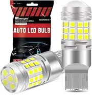 KaiDengZhe T20 7443 LED Brake Light Bulbs, 42SMD 3030 Chipsets 7443 W21/5W Light Bulb Tail Lamp for Car Trailer Truck Replacement W21/5W LED Bulb Plug & Play 21W/18W Bipolar, 6000K Xenon White, 2 PCS