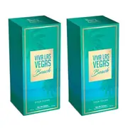 2PK Mirage Diamond Collection Viva Las Vegas Beach EDP Perfume For Women 100ml