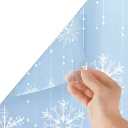Snowflakes Cut-to-Fit Holiday Window Cling