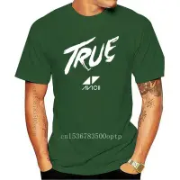 在飛比找蝦皮購物優惠-Avicii True 1 男士 T 恤