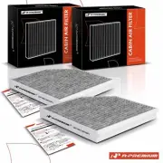 2x Activated Carbon Cabin Air Filter for Audi A6 Quattro A8 Quattro RS7 S6 S7 S8 (for: Audi)