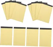 ROMISBABA Minimalist Design Legal Pads 12 College Ruled Notepads Tearable Pages Small Note Pads for Travel
