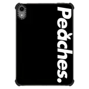 iPad mini (6th gen) iPad Impact Case Peaches. Black Logo iPad Case