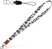 HOMFAMINI Lanyard Neck Strap for Cards Phone Holders Keychain Holder Neck Strap for Key Neck Holder Cell Phone Holder Phone Ring Holder Key Fob Holder Label Holders Polyester