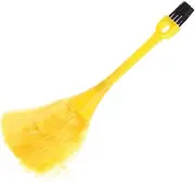 SHERCHPRY Small Duster Brush with Long Handle for Keyboard and Home Cleaning Washable Bristles for Sacred Spaces Fans and Versatile Use Efficient Computer Duster Tool