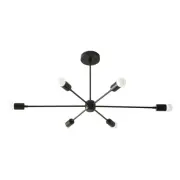 Modern Chandelier Starburst Mid Century Sputnik Stunning Industrial Fixture Lamp