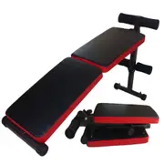 Foldable Adjustable Sit Up Weight Incline Bench Press Fitness Gym ResistanceBand