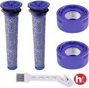 BOOC Washable Vacuum Filter Replacement Kit for Dyson Dyson V8+, V8, V7 2Pcs