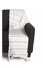 UGG® Kayla Throw Blanket 50x70 Chambray Cotton Gauze Blue Striped NEW Gift Ready