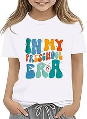 [Generic] Girl Clothes 18 Months to 24 Months Day of School Shirt in My Pre School Shirt Toddler Kindergarten Shirts Drunk Girl Tops