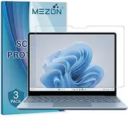 [3 Pack] MEZON Anti-Glare Matte Film Screen Protector for Microsoft Surface Laptop Go 3 (12.4") – Case and Surface Pen Friendly, Shock Absorption (Laptop Go 3, Matte)