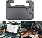 Car Steering Wheel Desk for Laptop/Tablet/iPad/Notebook, Travel -Mate Portable Eating Table Car Tray