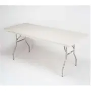 Kwik Covers 3072PK-IVORY 30 x 72 in. Fitted Plastic Table Covers With Elastic