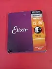 Elixir Acoustic Light-Medium Nanoweb Guitar Strings 12-56 11077