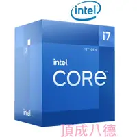 在飛比找蝦皮商城優惠-Intel Core I7-12700F i7-12700 