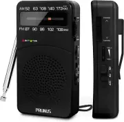 Portable AM FM Radio Compact Transistor Radio Pocket Radio Condition: New ys
