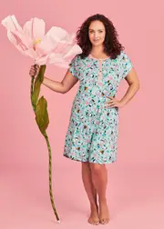 [Taking Shape] Taking Shape Peanuts Snoopy Print Nightie Size 10 in Print - Plus Size Women's Clothing Print