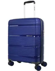[PIERRE CARDIN] Normandy Cabin Hard Shell Suitcase 55cm in Navy