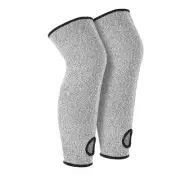 42cm Cut Resistant Leg Sleeves Bite, 1Pair Thin Skin Protective Sleeves, Gray