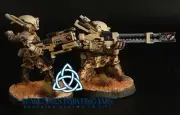 Handpainted Tau Sniper Teams Kill Team WH40K Rare Collectible Figure Wargames