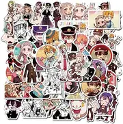 Toilet-Bound Hanako-kun Stickers 50 PCS - Funny for Teens, Girls, Adults & Kids - Waterproof Vinyl for Water Bottles, Laptop, Phone, Hydro Flask