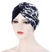 Women Print Elastic Turban Hat Muslim Chemo Cap Hijab Head Scarf Wrap Soft Hats