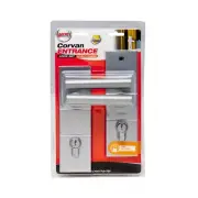 Lane Security BUCKINGHAM DOUBLE CYLINDER ENTRANCE LOCKSET Satin Chrome