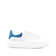 [Alexander Mcqueen] Alexander Mcqueen Leather Sneakers 46 IT WHITE
