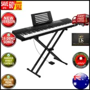 Alpha 88 Keys Electronic Piano Keyboard Electric Holder Music Stand Touch Sensit