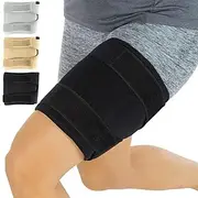 Thigh Brace - Hamstring Quad Wrap - Adjustable Compression Sleeve Support for Pulled Groin Muscle, Sprains, Quadricep, Tendinitis, Workouts, Sciatica Pain and