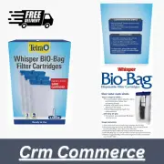 Tetra Whisper Bio-Bag Large Filter Cartridges For Aquariums -3 Count (Pack of 1)