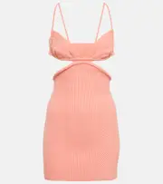 [Off-White] Off-White Cutout minidress AU 10 pink