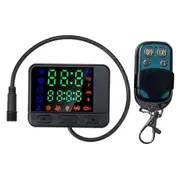 12V/24V Air Heater LCD Monitor Switch&Remote Control for Car Truck Parking Heater Controller Black