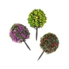 Plastic Model Trees 1:100 Scale Flower Train Layout Lightweight High Quality