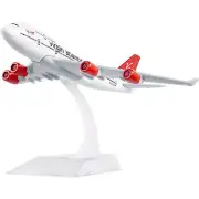 16cm Alloy B747 Diecast Virgin Airplane Model Display 1/400 Atlantic Aircraft