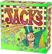 House of Marbles Jacks, a Traditional Playground Family Game of Skill and Fun, with Solid Metal Jacks Stars, Bouncy Ball and Cotton Bag, a Classic Educational Retro Toy Developing Dexterity