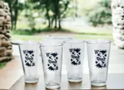 4 Libbey WICKED MARY RESTAURANT Panama City Beach Florida Glass Tumblers