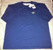 graniph Eric Carle Blue Embroidered Caterpillar SS T-shirts M
