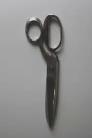 Fabric and Thread Scissors Bent Right Hand Forged Steel Length of Cut 6"