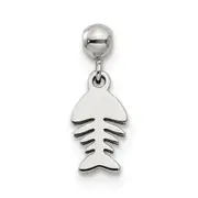 Sterling Silver Mio Memento Dangle Fish Charm