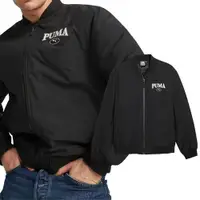 在飛比找ETMall東森購物網優惠-Puma基本系列 男 黑色 休閒 穿搭 冬季 棒球外套 外套