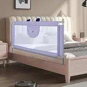 Ejoyous Fall Protection Bed Toddler, Height Adjustable Bed Rail for Babies, Bed Safety Gate, Children's Bed Rail for Children, Portable Cot Bed Safety Gate, for and